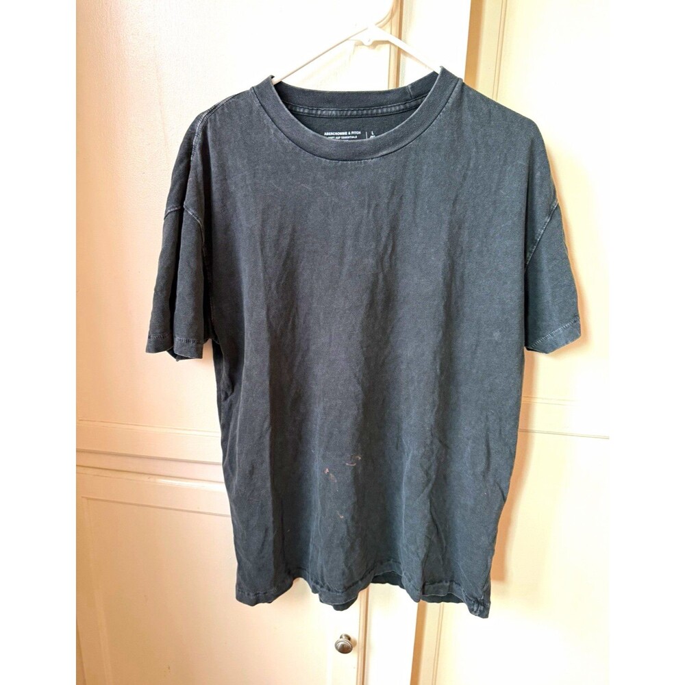 Abercrombie & Fitch Men’s L Relaxed T-Shirt, Custom Bleach Splatter